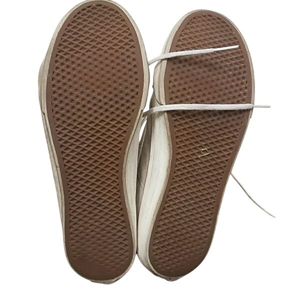 EUC vintage Vans gray suede leather skate board zip up high tops men's 5.5 wo 7 - Picture 4 of 4